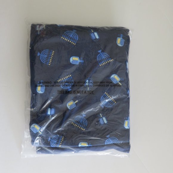 (#I-) Macy's Family PJs Hanukkah Print Blue Pajama Set - Picture 3 of 4